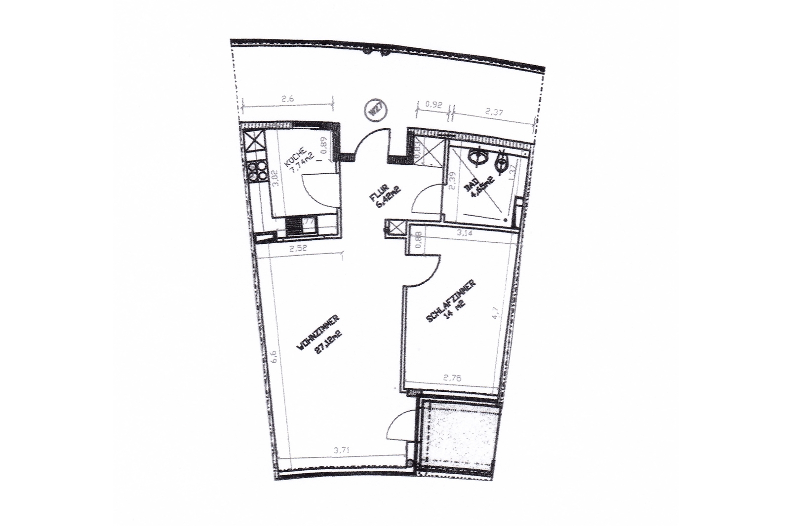2-Zimmer Appartement